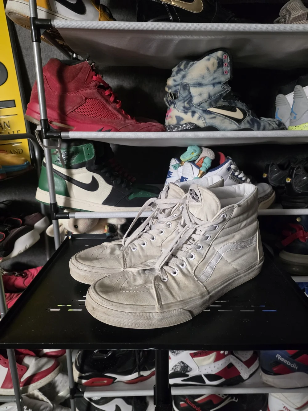 🔥 Vans Men Size 12 Beige High-Top Skate Sneakers